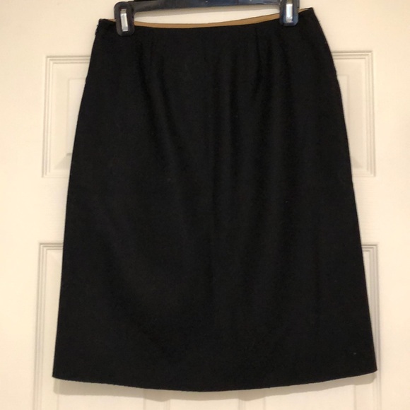 J. Crew Black Wool Skirt - Picture 3 of 3